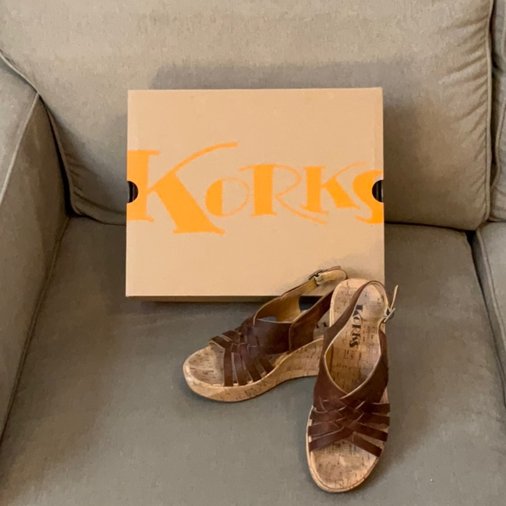 Kork’s wedge, size 6 women’s